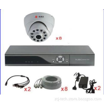 8 Channel Security System with All Necessary Accesories (ZCJ-D08-111HB-A1036-6)